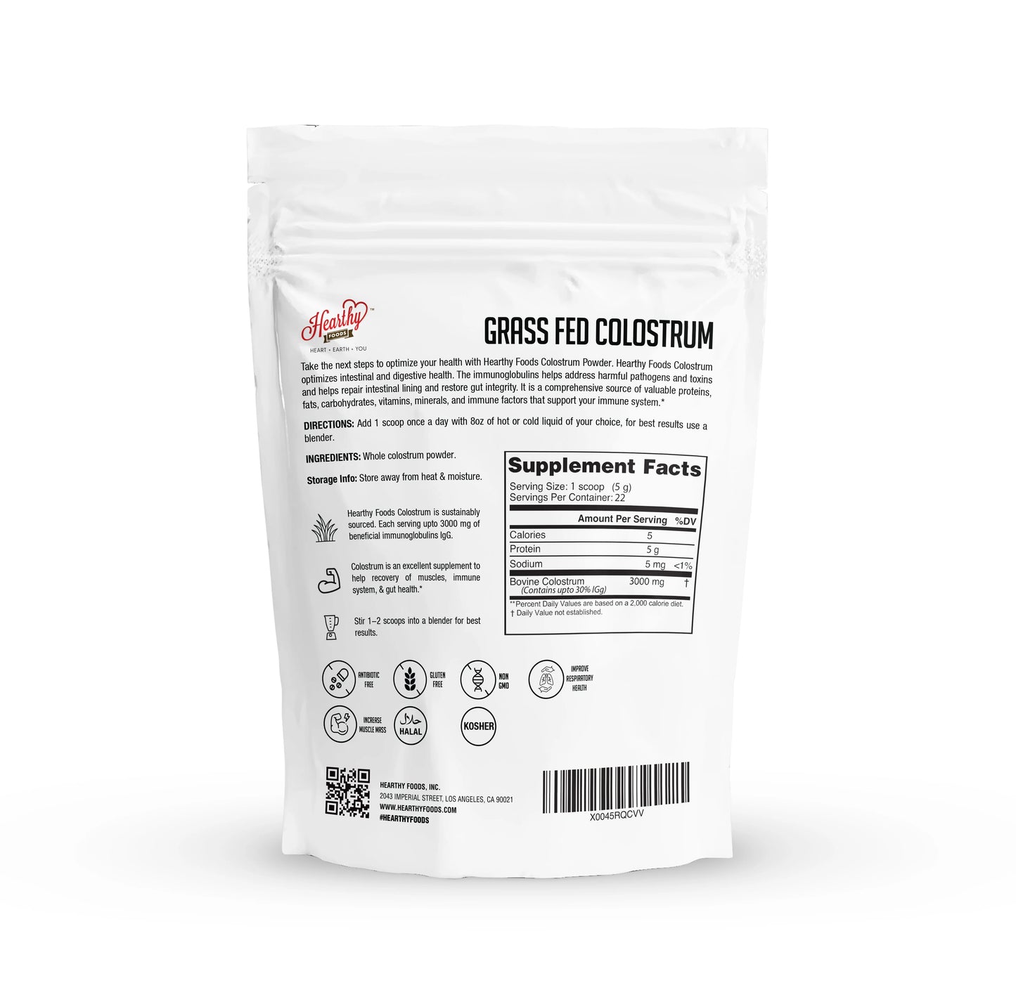 Grass Fed Colostrum Powder