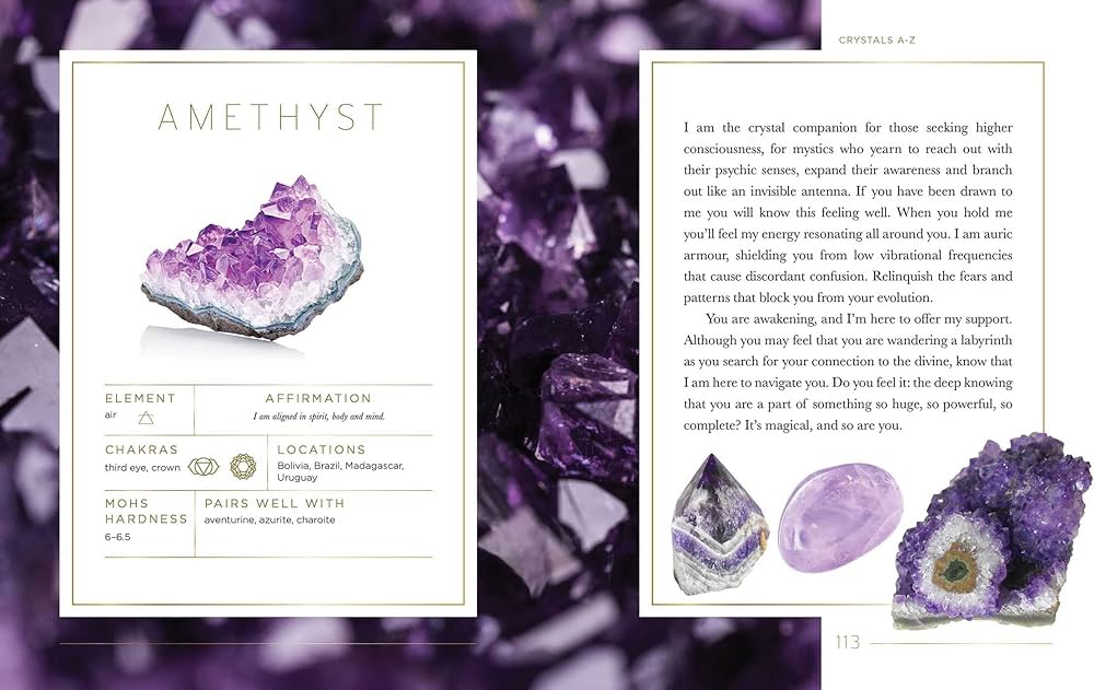 Hardcover Book: Crystal Companions