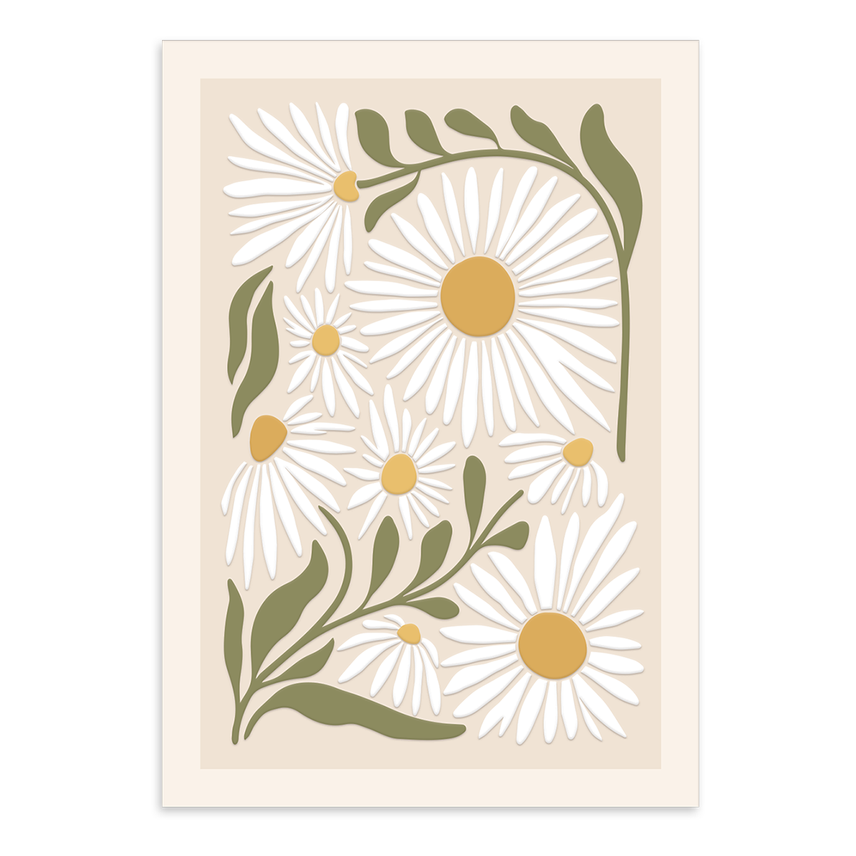 Flower Market Greeting Cards: Daisy