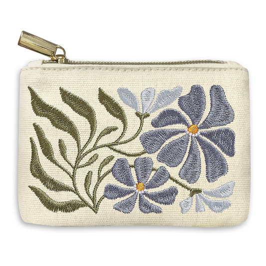 Flower Market Coin Pouch: Aster