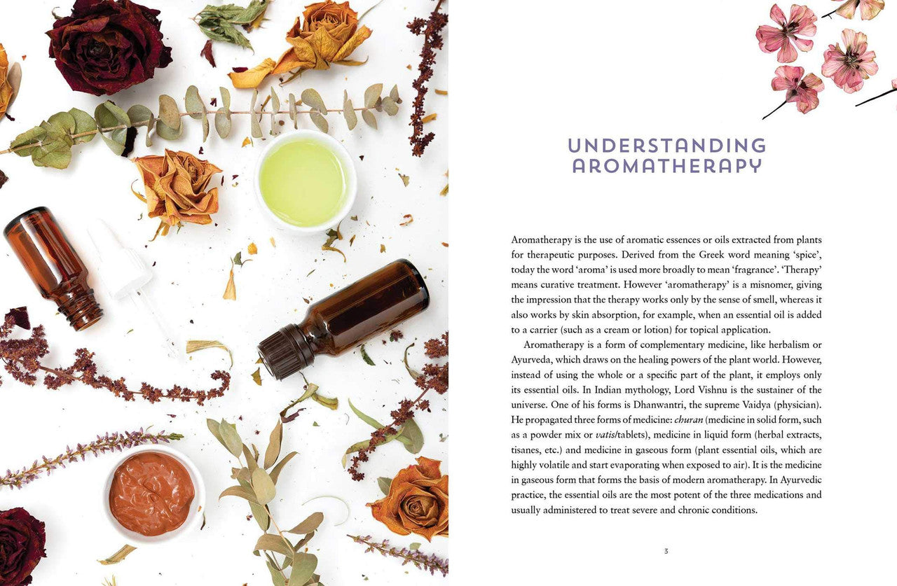 Paperback Book: Essential Oils - Your Aromatherapy Guide to Ayurvedic Healing