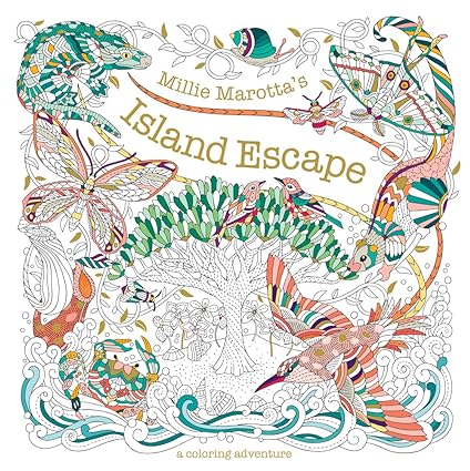Millie Marotta's Island Escape: A Coloring Adventure