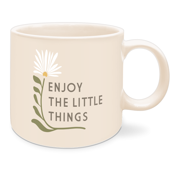 Flower Market Mug: Daisy Quote