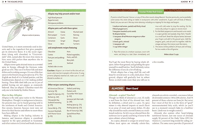 Hardcover Book: Healing Spices