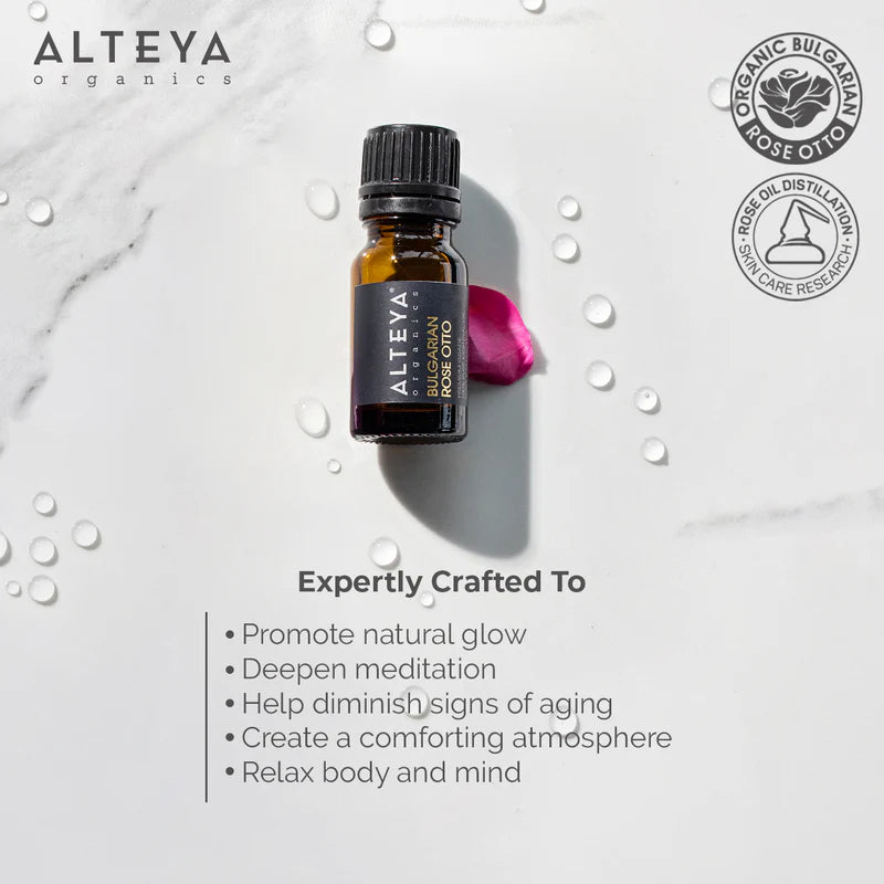 Bulgarian Rose Essential Oil: 100% Pure Rose Otto