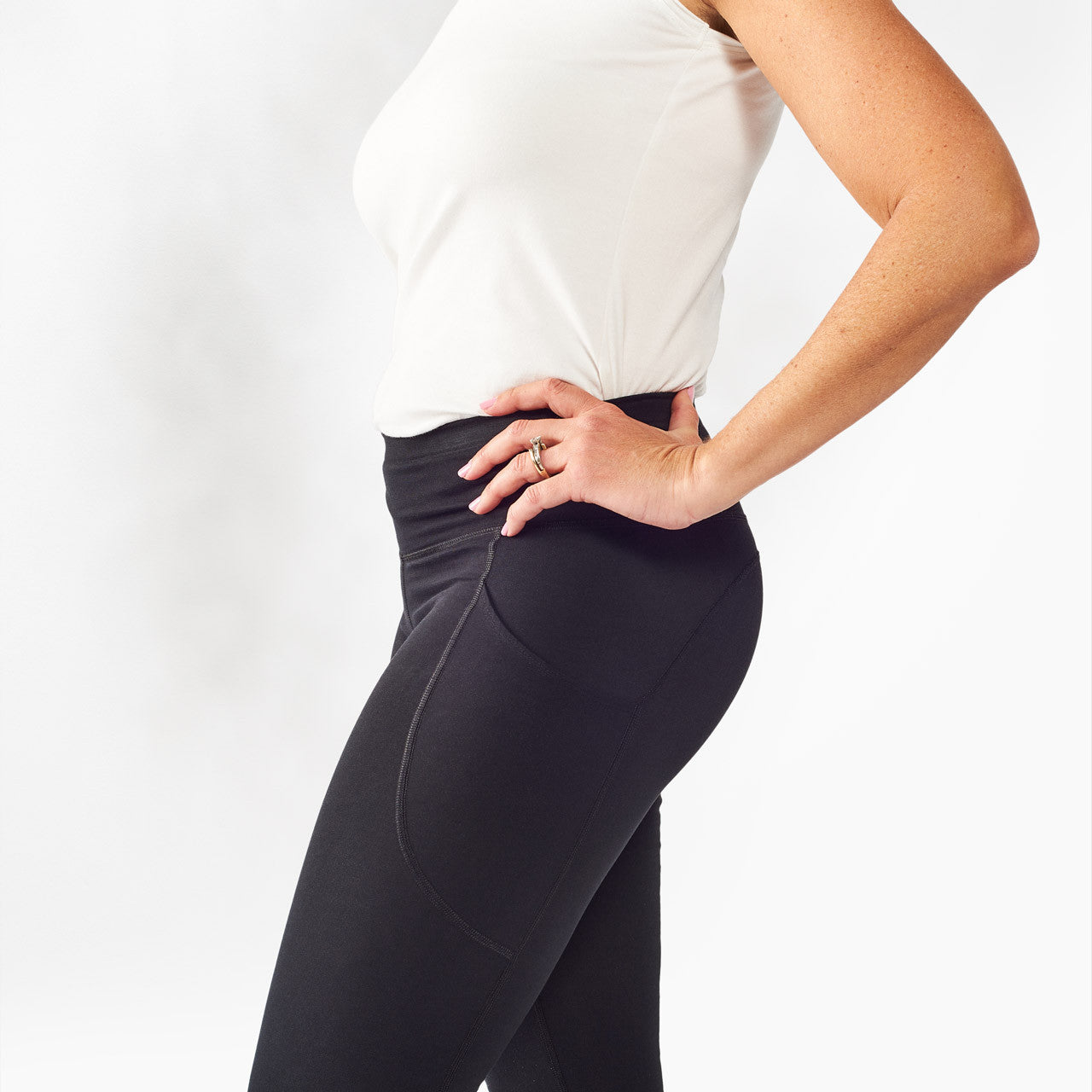 Organic Cotton - Ankle Blackout Leggings