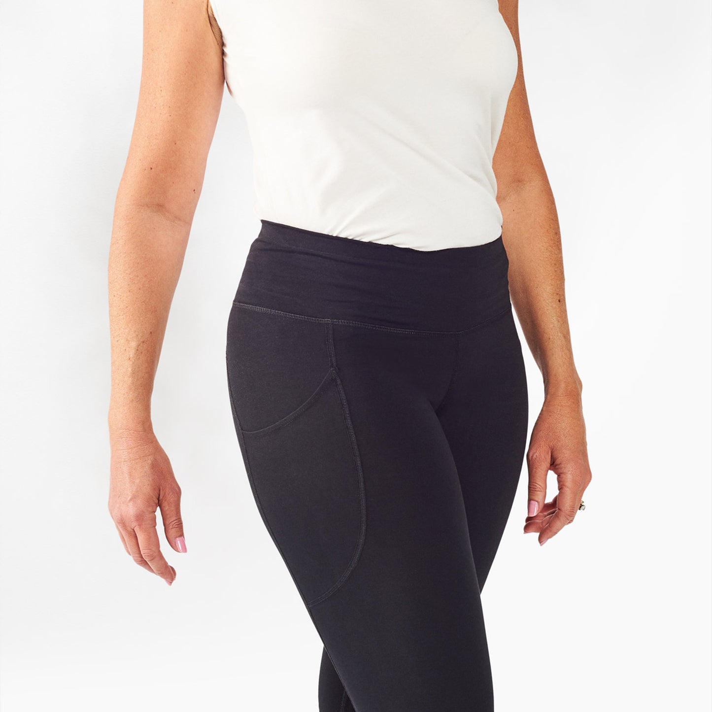 Organic Cotton - Midcalf Blackout Leggings