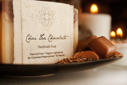 Organic Bar Soap: Chai Tea Chocolate