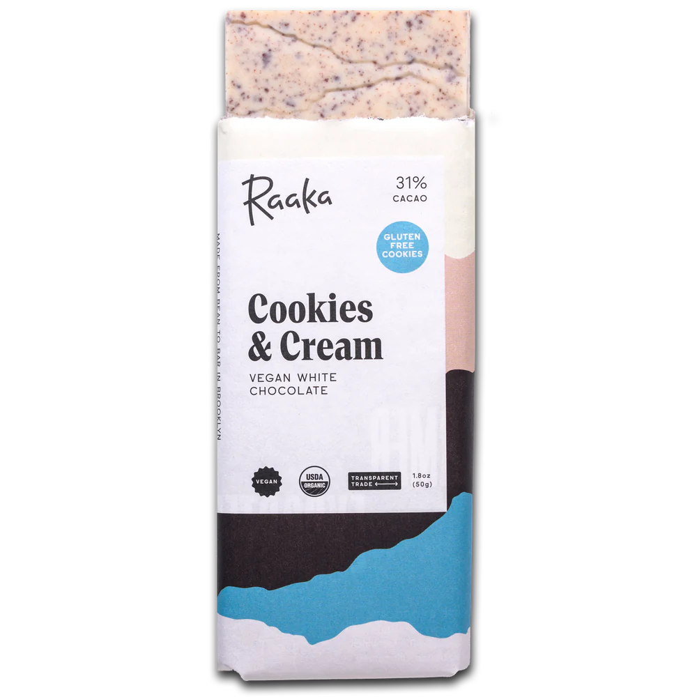 Cookies & Cream Vegan White Chocolate