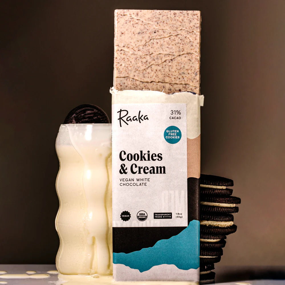 Cookies & Cream Vegan White Chocolate