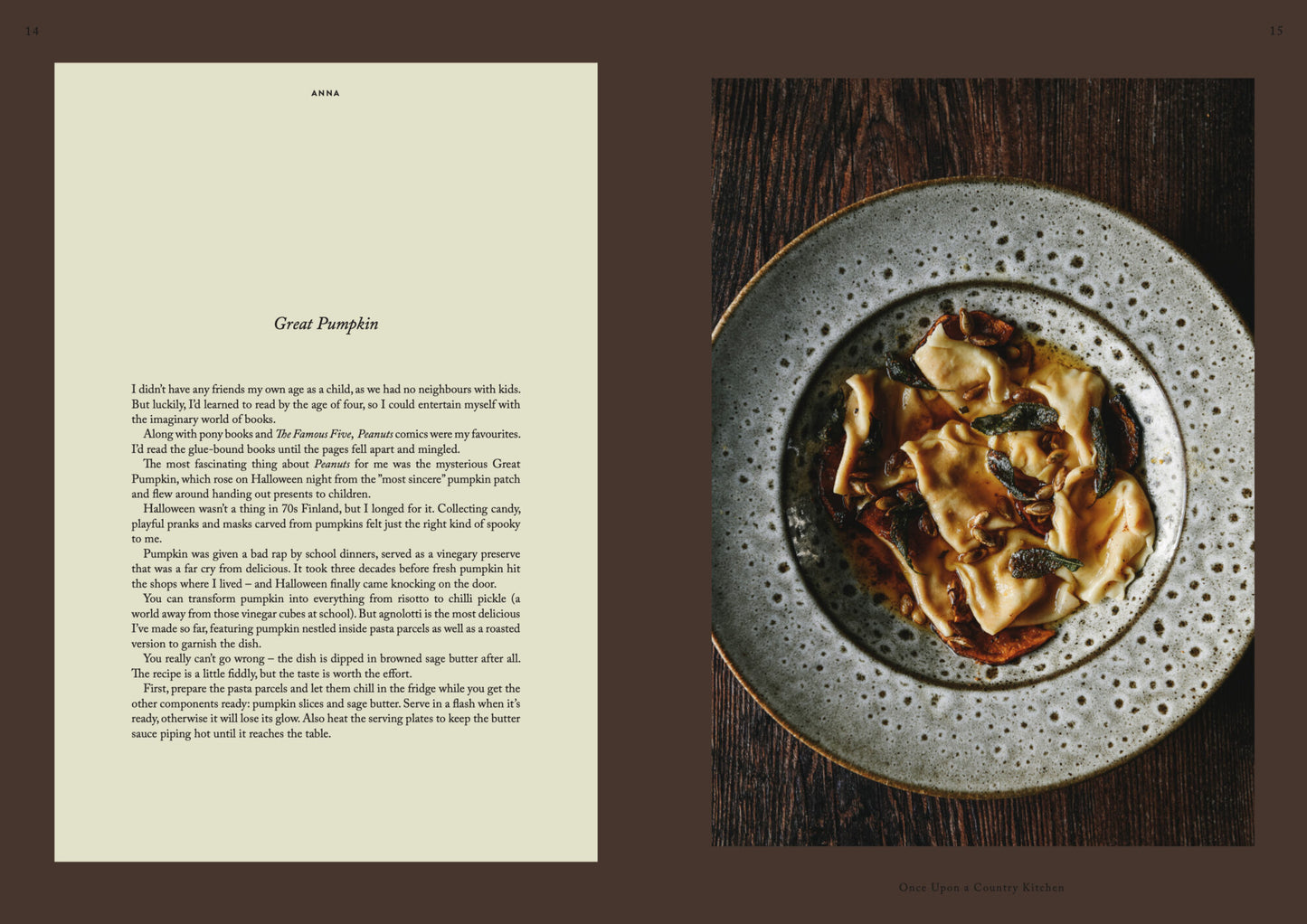 Hardcover Book: Once Upon a Country Kitchen
