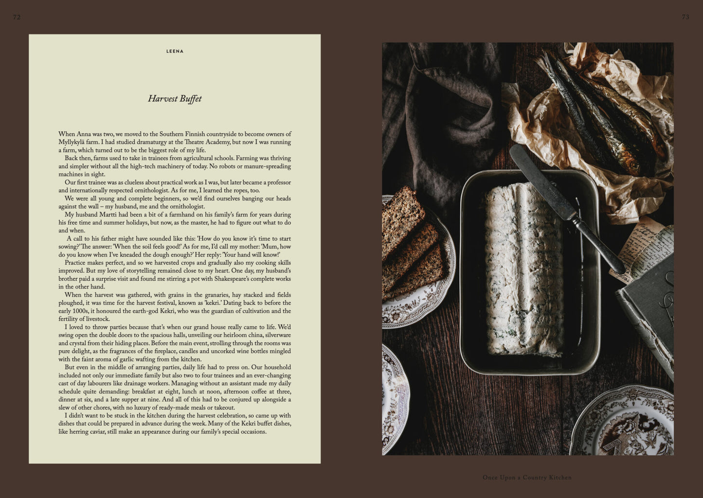 Hardcover Book: Once Upon a Country Kitchen