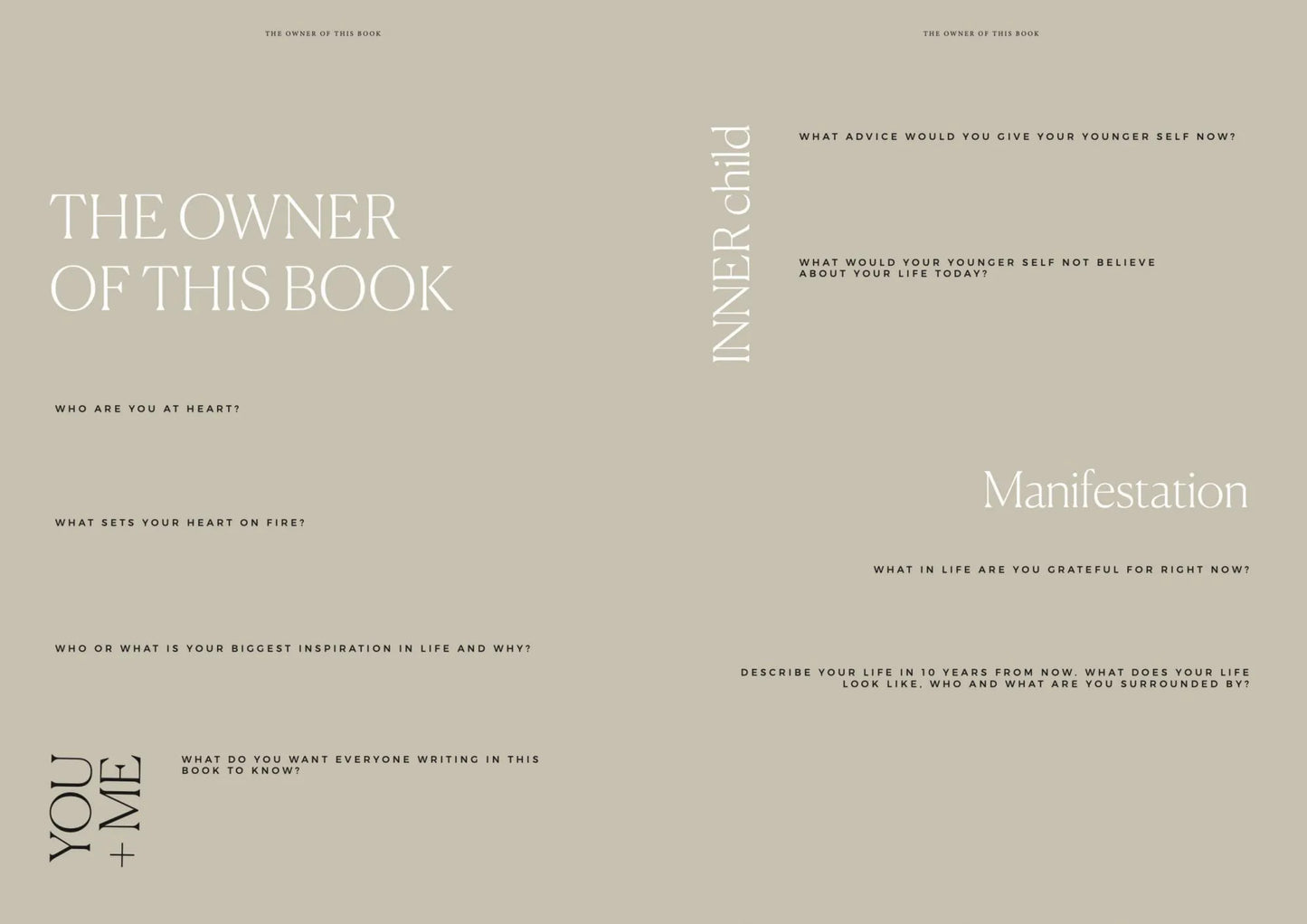 Hardcover Journal: Book of Friends – My Soul Family