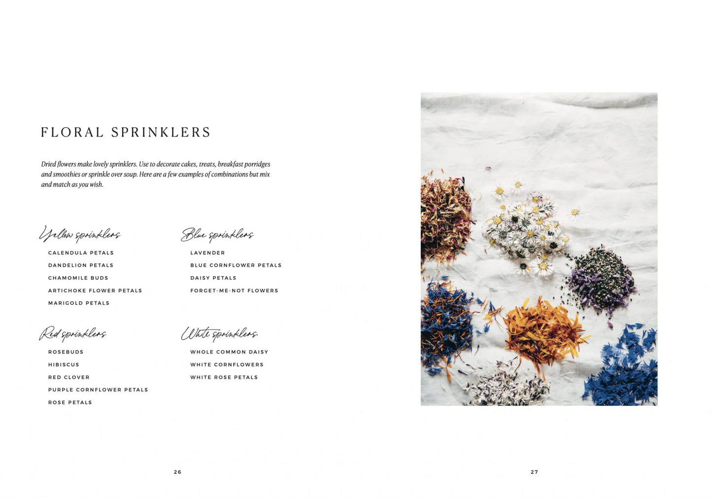 Hardcover Book: Flowers On A Plate - Delicious Floral Recipes