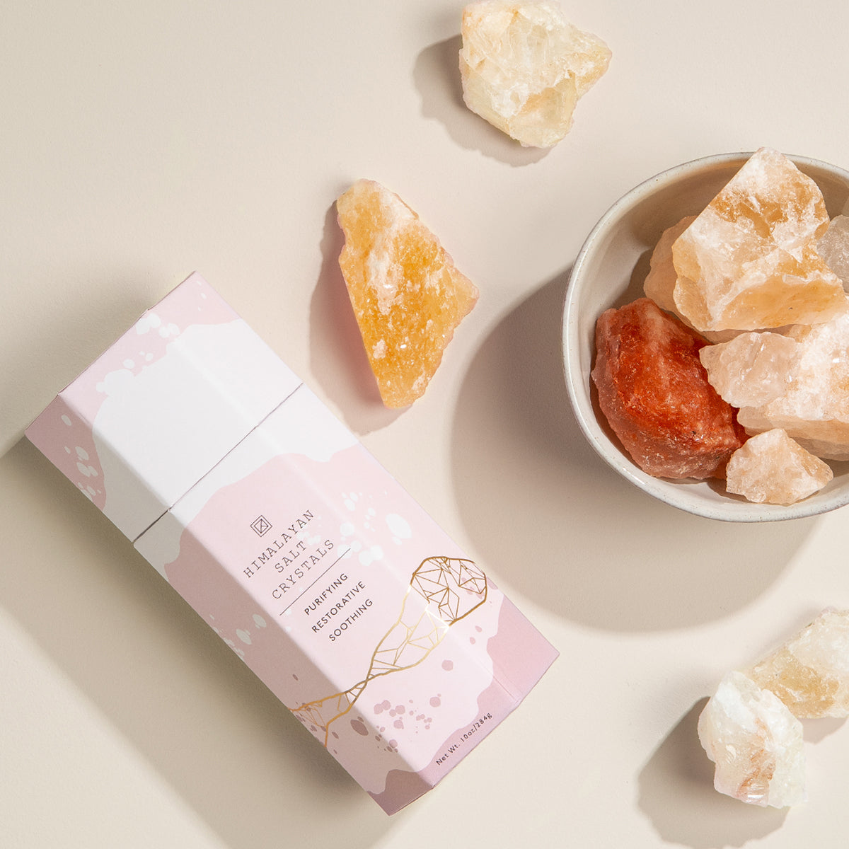Himalayan Bath Salt Crystal Box