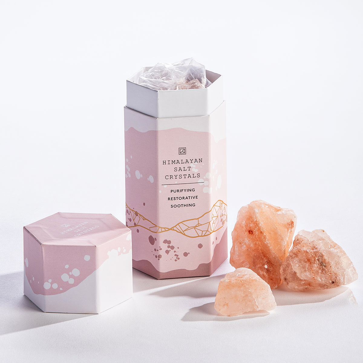 Himalayan Bath Salt Crystal Box