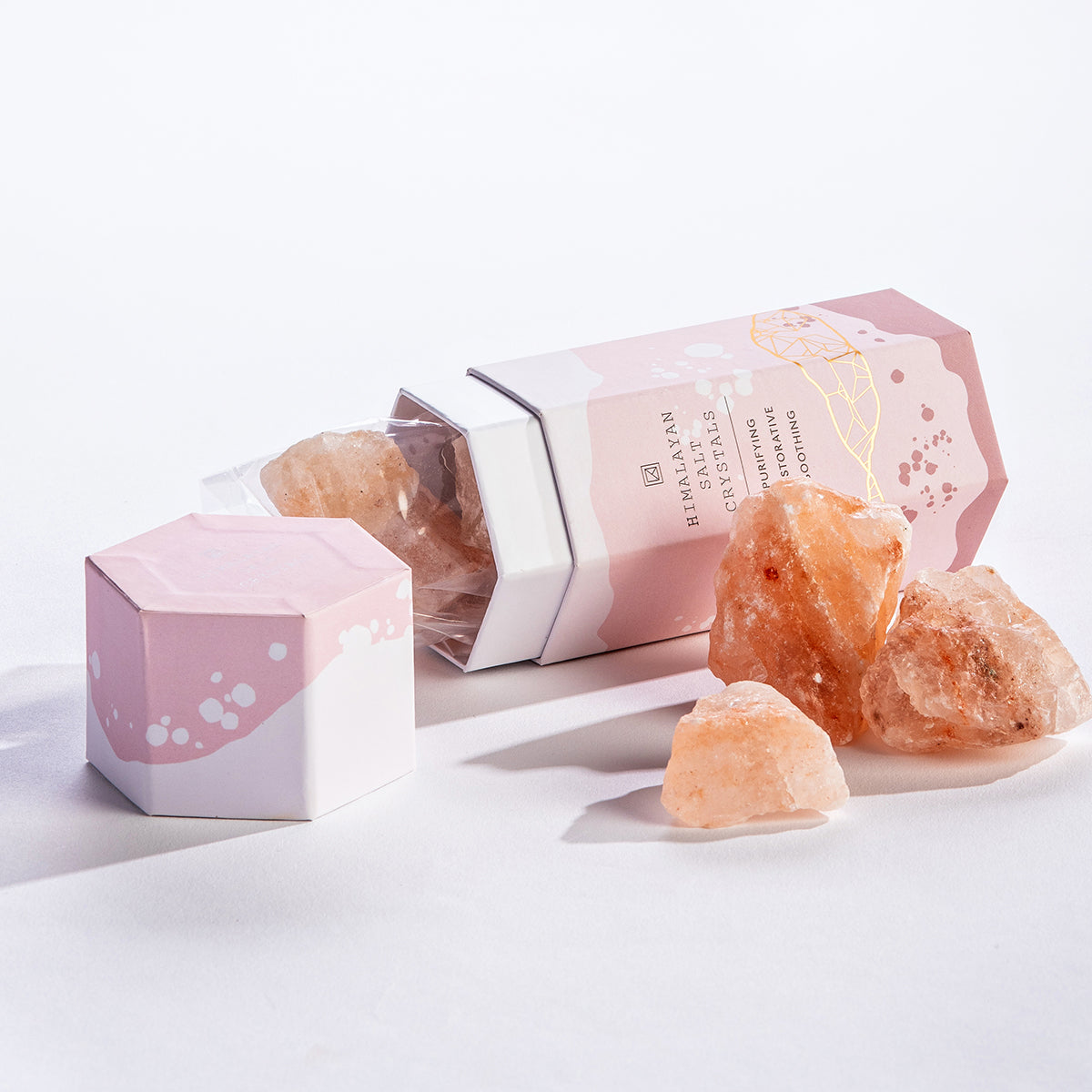 Himalayan Bath Salt Crystal Box