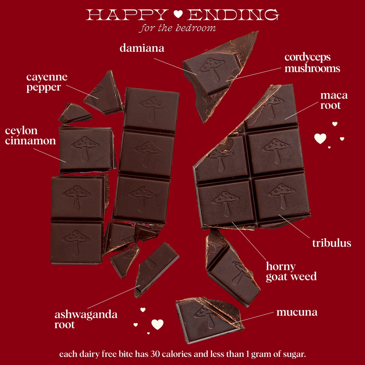 Happy Ending Mushroom Chocolate