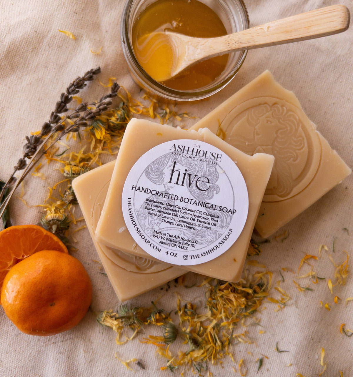 Hive Honey & Calendula Handcrafted Soap