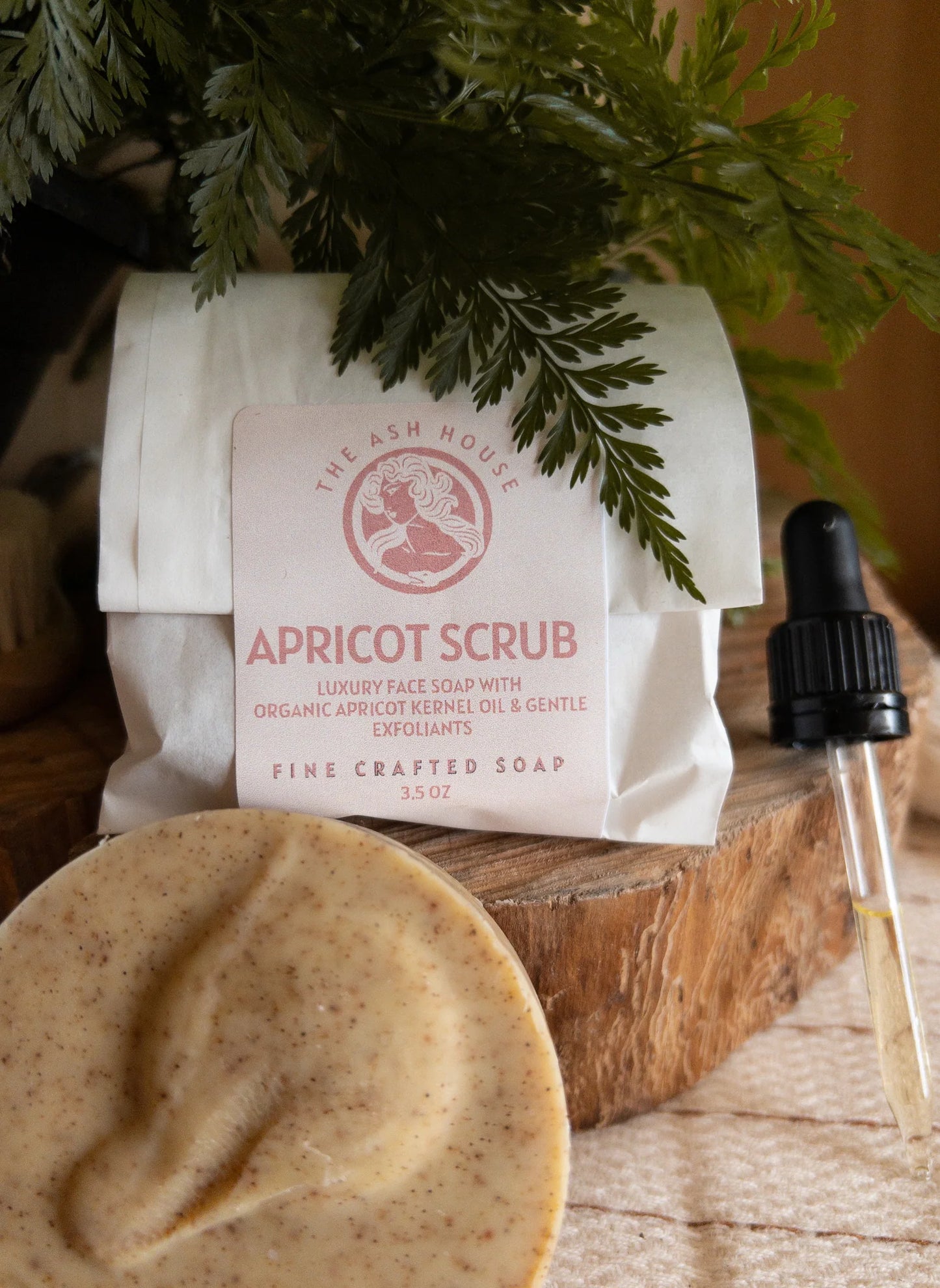 Apricot Scrub Luxury Face Palm Free Soap