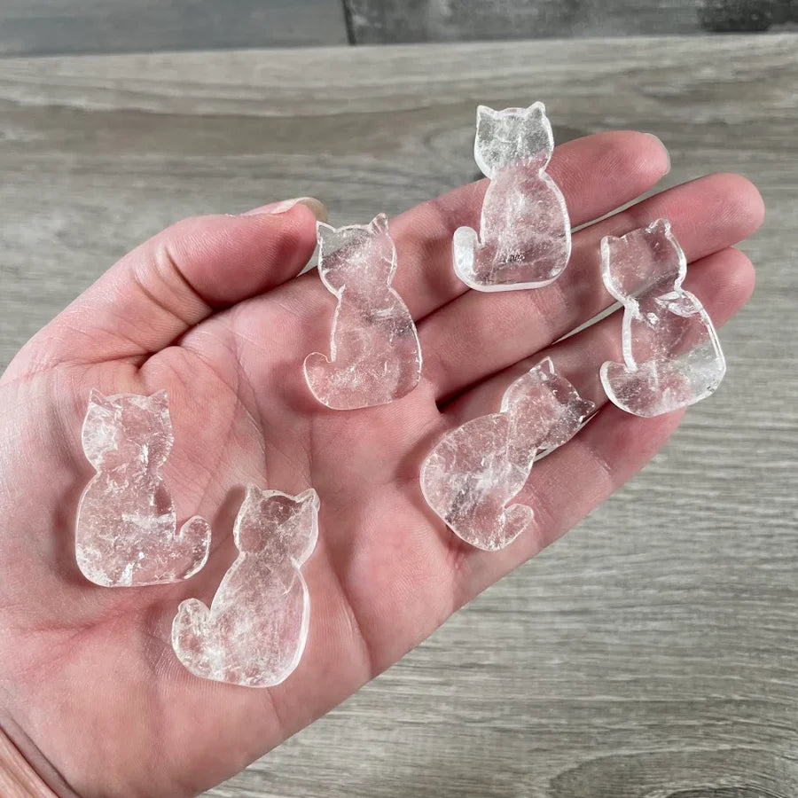 Clear Quartz Cat