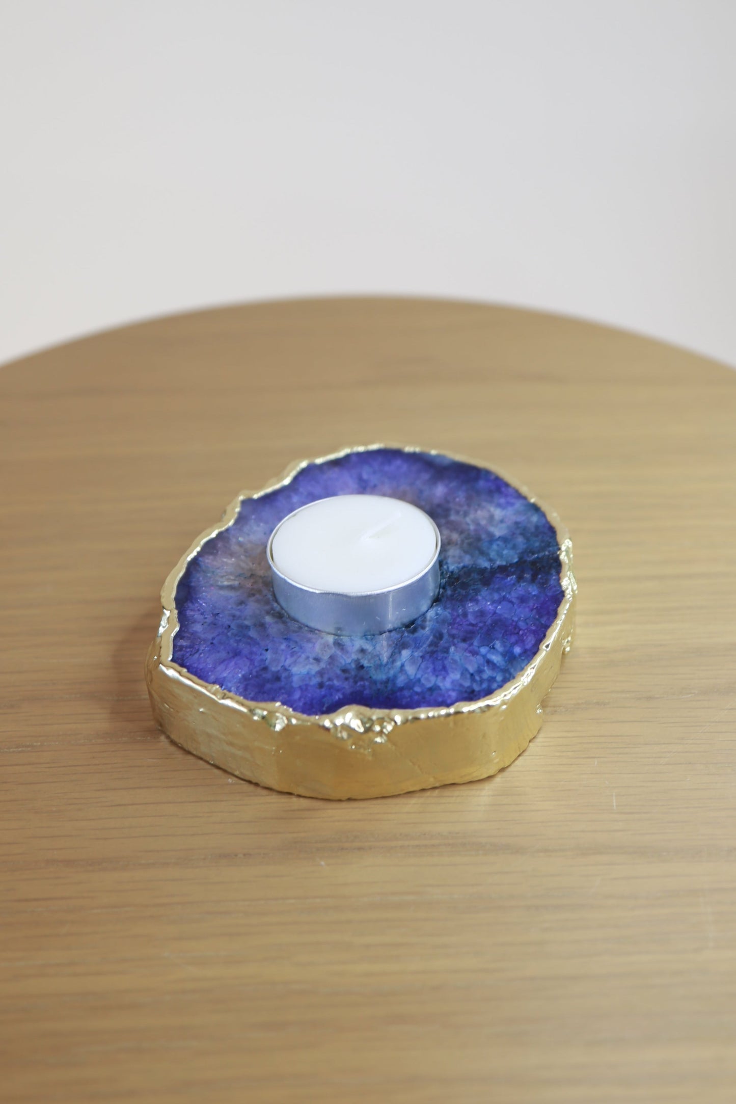 Agate Tea Light Candle Holder