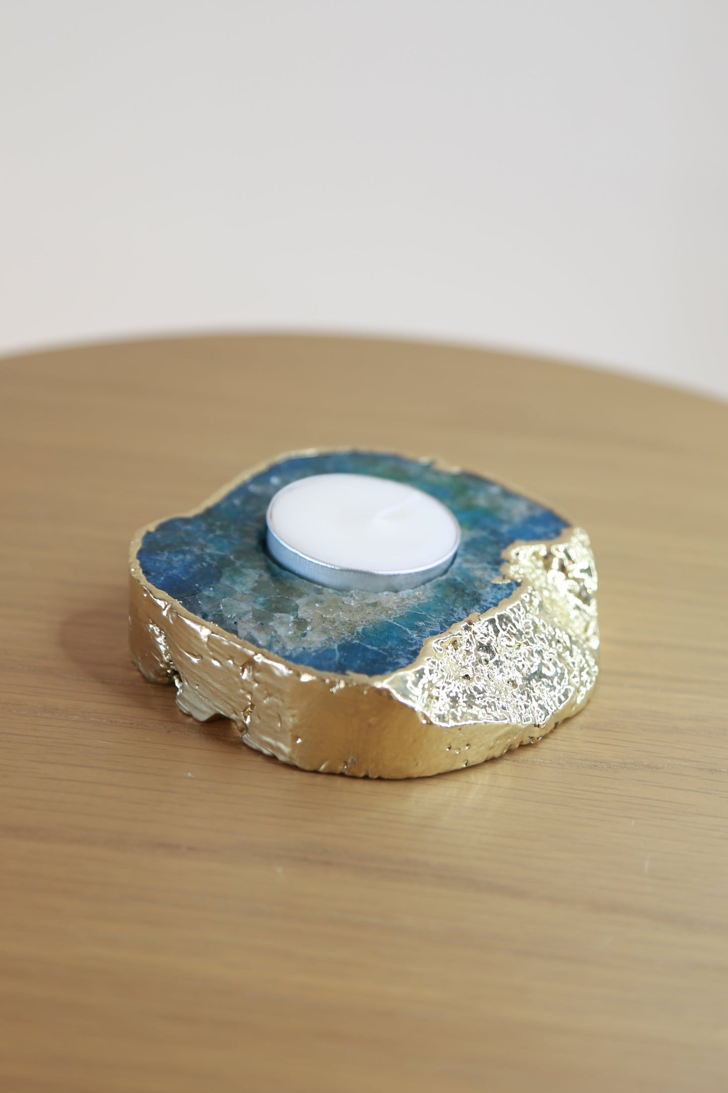 Agate Tea Light Candle Holder