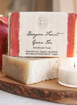 Organic Bar Soap: Dragon Fruit Green Tea
