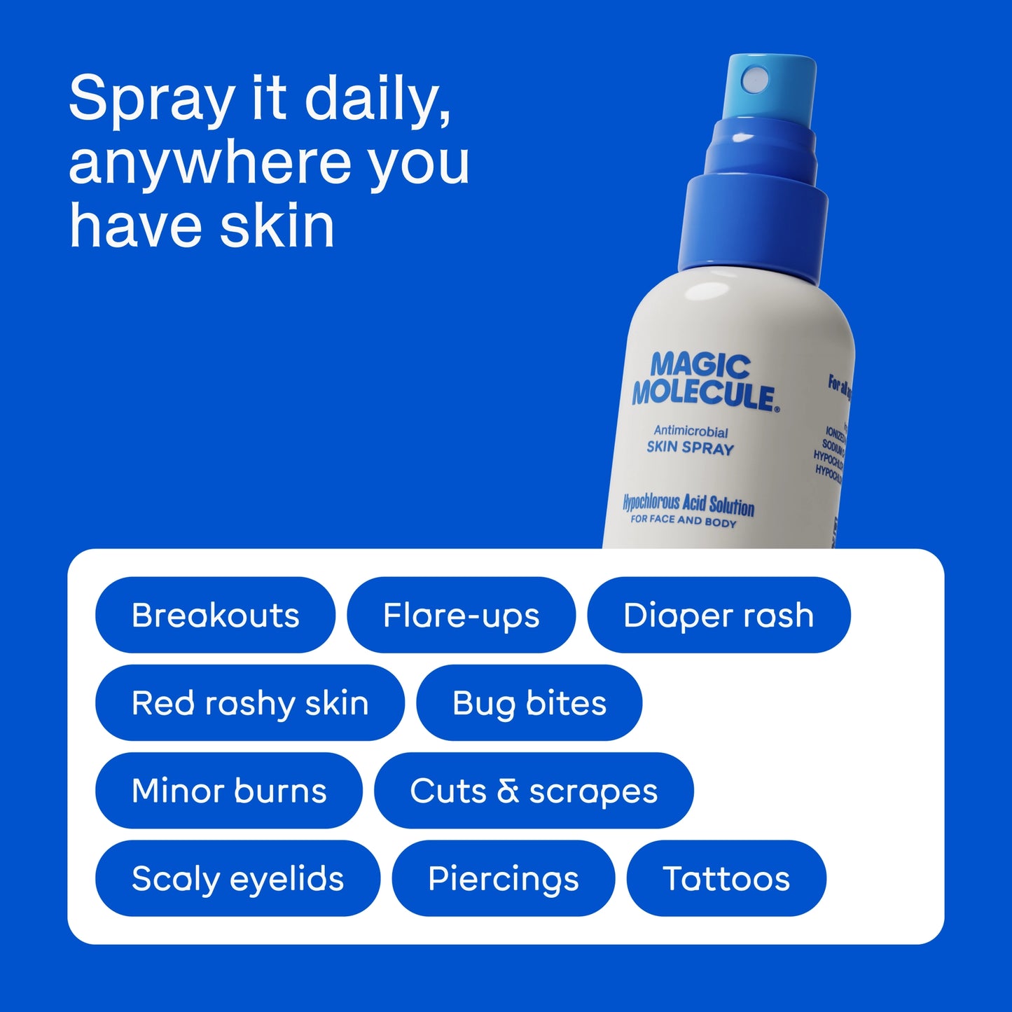 Daily Antimicrobial Skin Spray For Breakouts and Flare-ups
