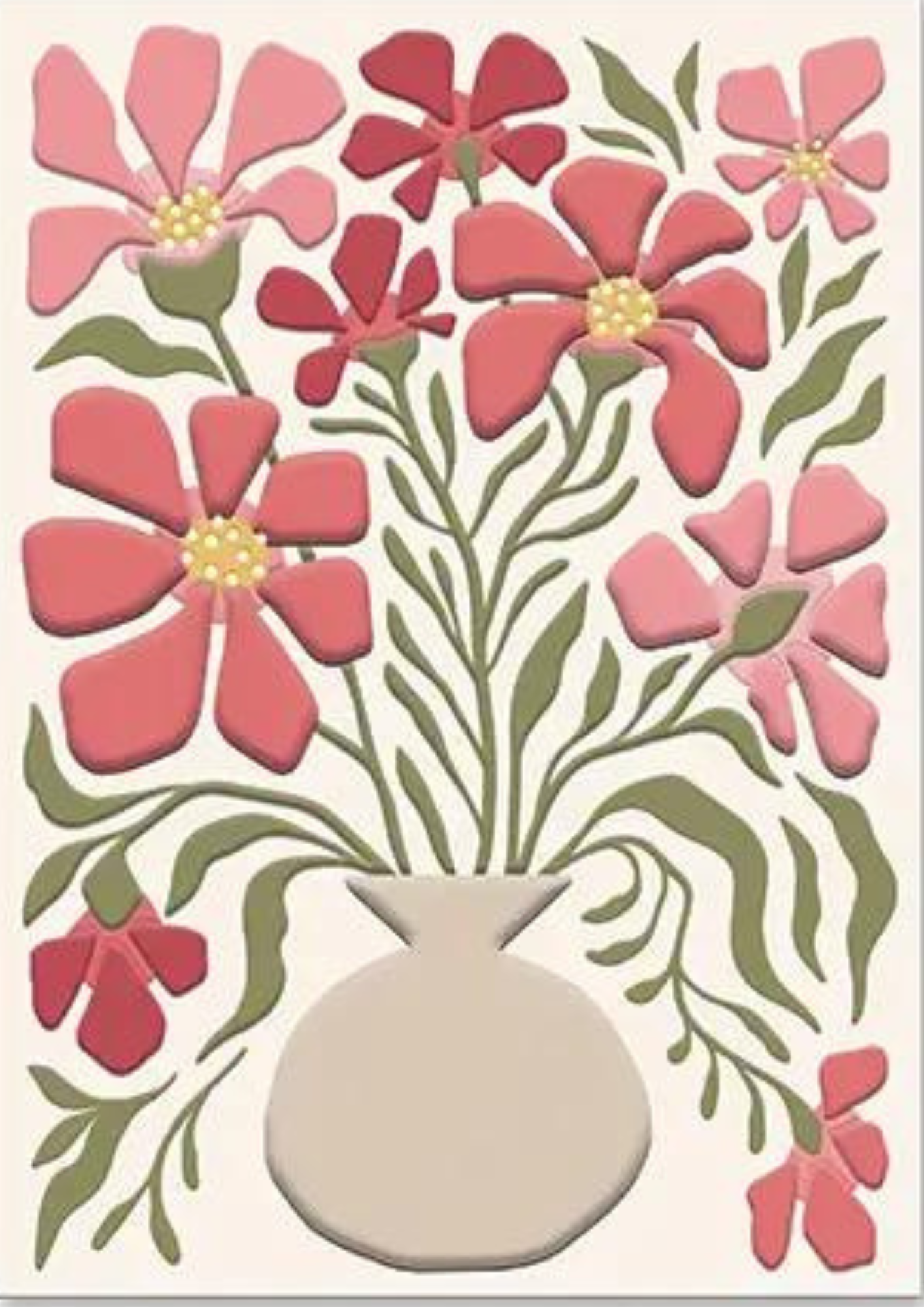 Greeting Card: Camellia Flowers