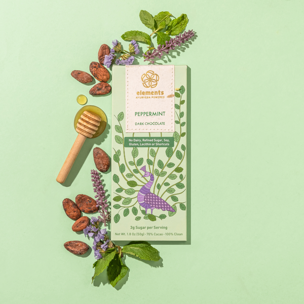 Ayurvedic Peppermint Dark Chocolate