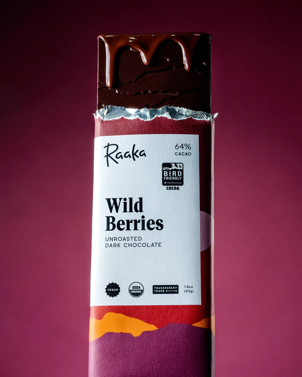 Raaka Wild Berries Unroasted Dark Chocolate