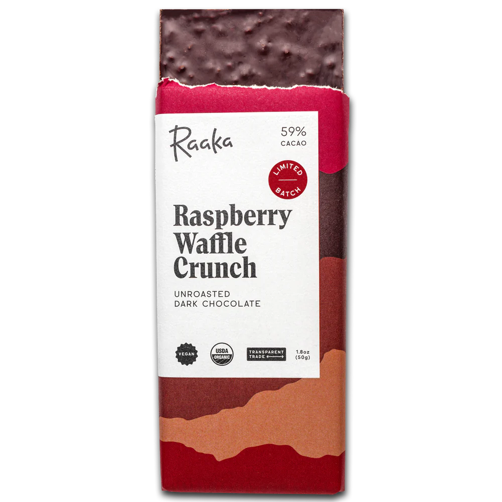 Raspberry Waffle Crunch Dark Chocolate