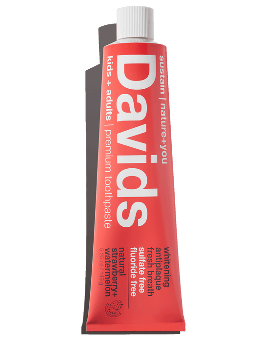 David's Kids & Adults Premium Toothpaste - Strawberry Watermelon