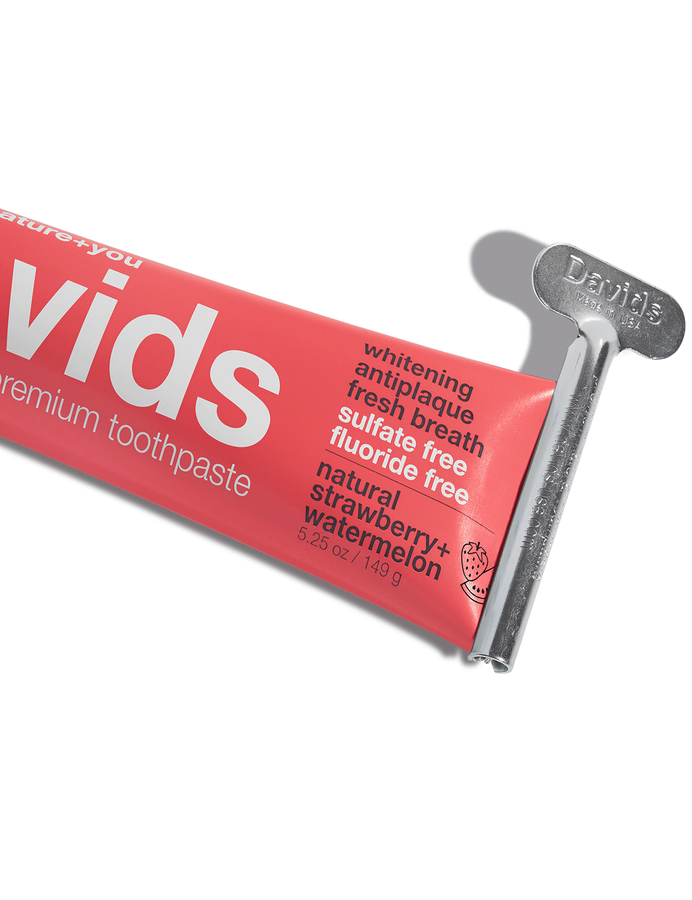 David's Kids & Adults Premium Toothpaste - Strawberry Watermelon