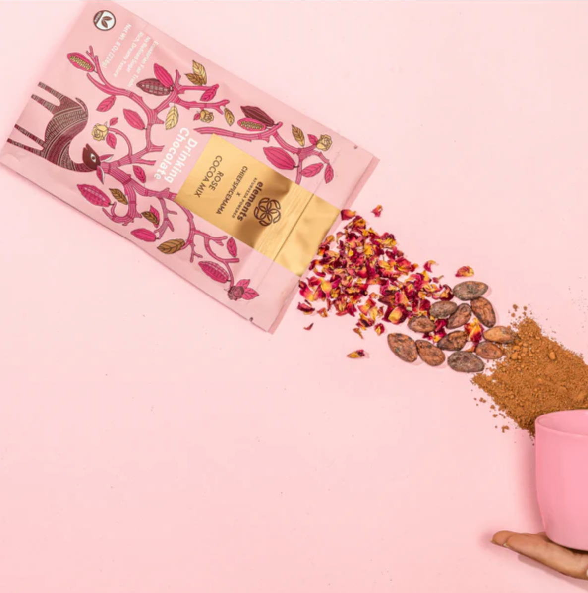 Rose Drinking Hot Chocolate Mix