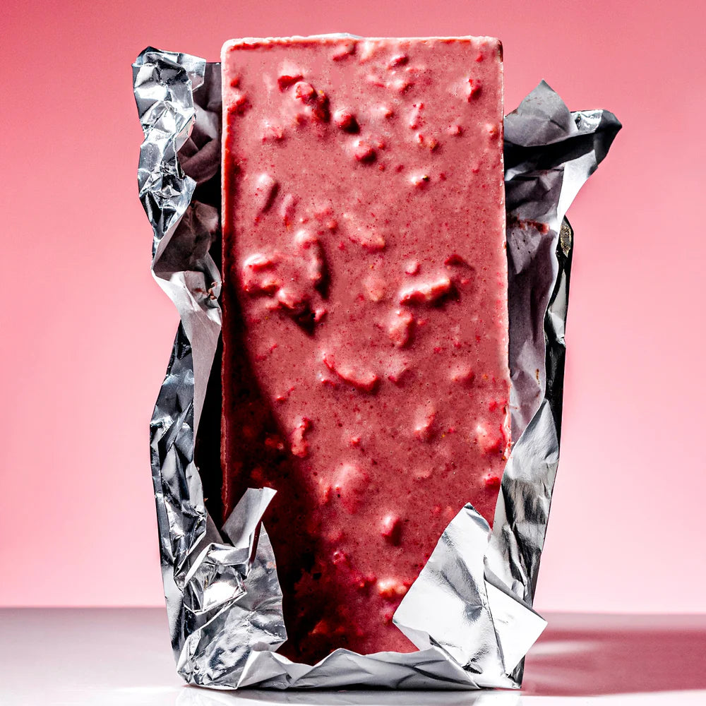 Strawberry & Cream Vegan White Chocolate