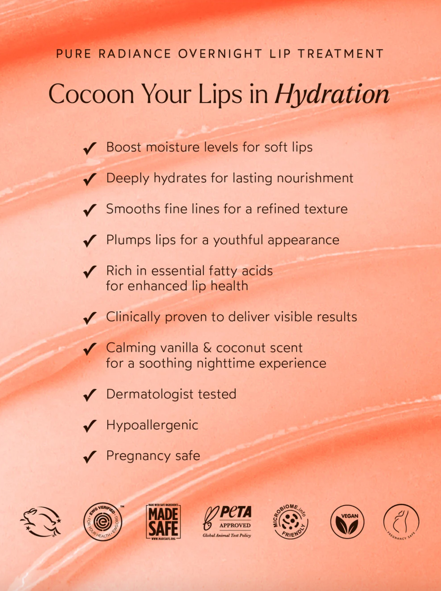 Pure Radiance Overnight Lip Treatment