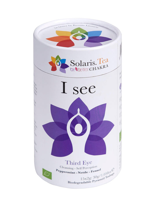 I See - Third Eye Chakra Organic Pyramid Teabags