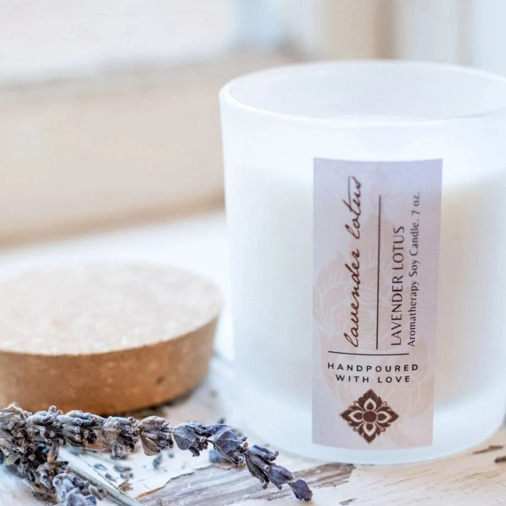 Lavender Lotus Aromatherapy Candle