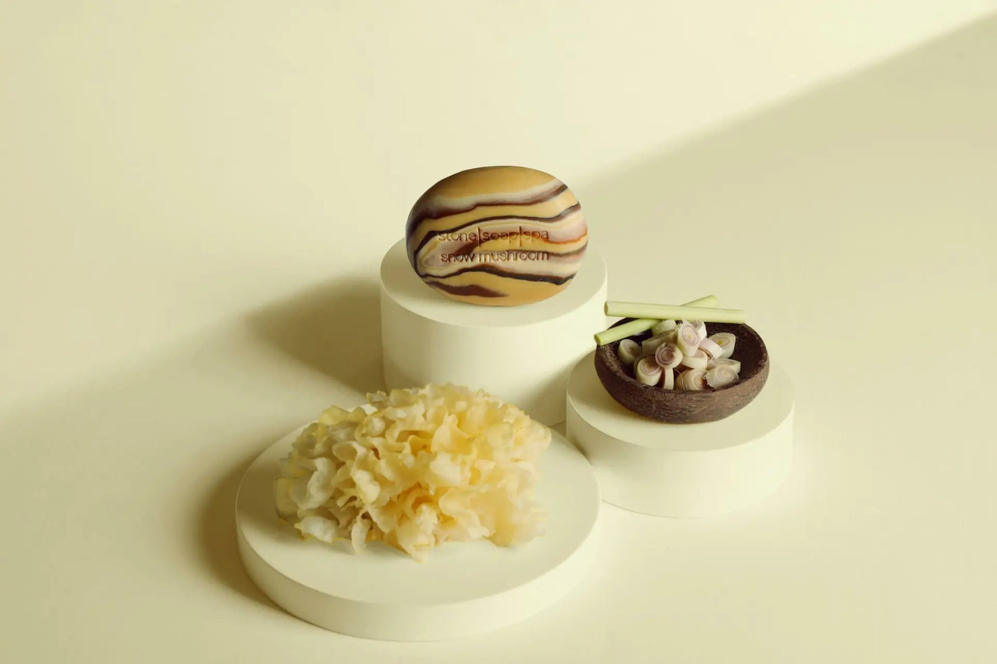 Stone Soap - Snow Mushroom