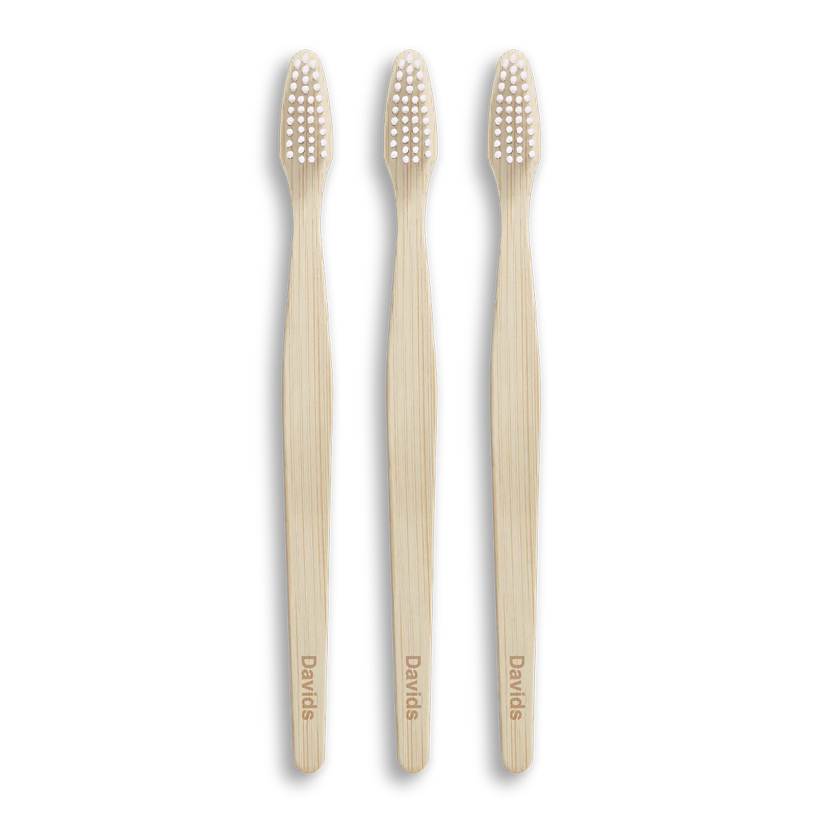 Davids Premium Bamboo Toothbrush - Adult Soft / 3 Pack