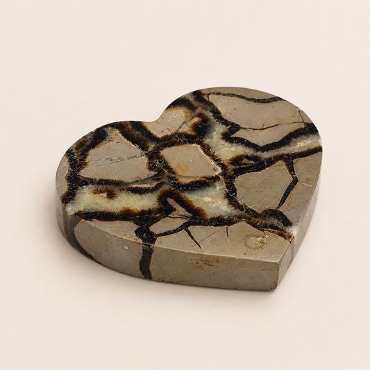 Septarian Dragon Stone Heart