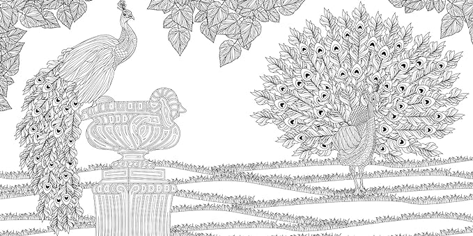 Botanical Gardens Coloring Book