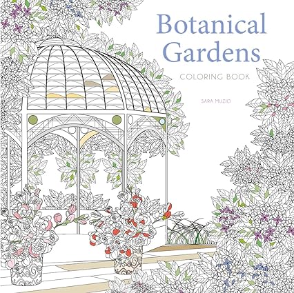 Botanical Gardens Coloring Book