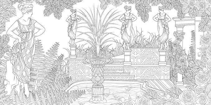 Botanical Gardens Coloring Book