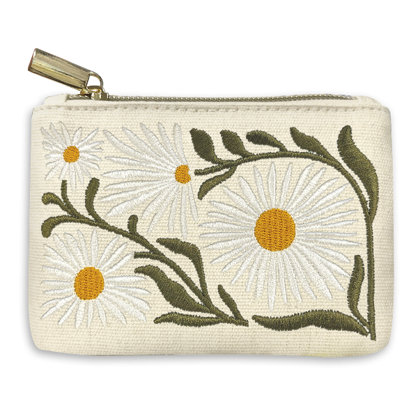 Flower Market Coin Pouch: Daisy