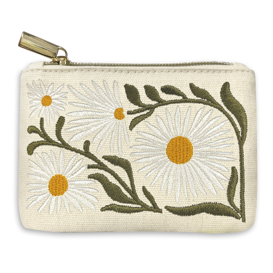 Flower Market Coin Pouch: Daisy