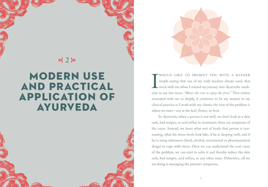 Hardcover Book: A Little Bit of Ayurveda - An Introduction to Ayurvedic Medicine