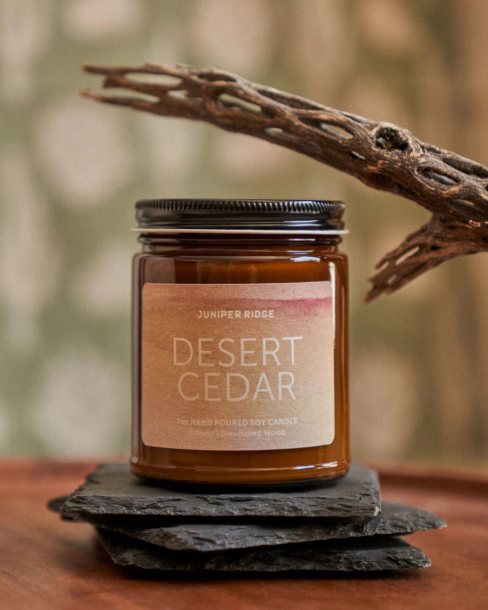 Desert Cedar Essential Oils Candle